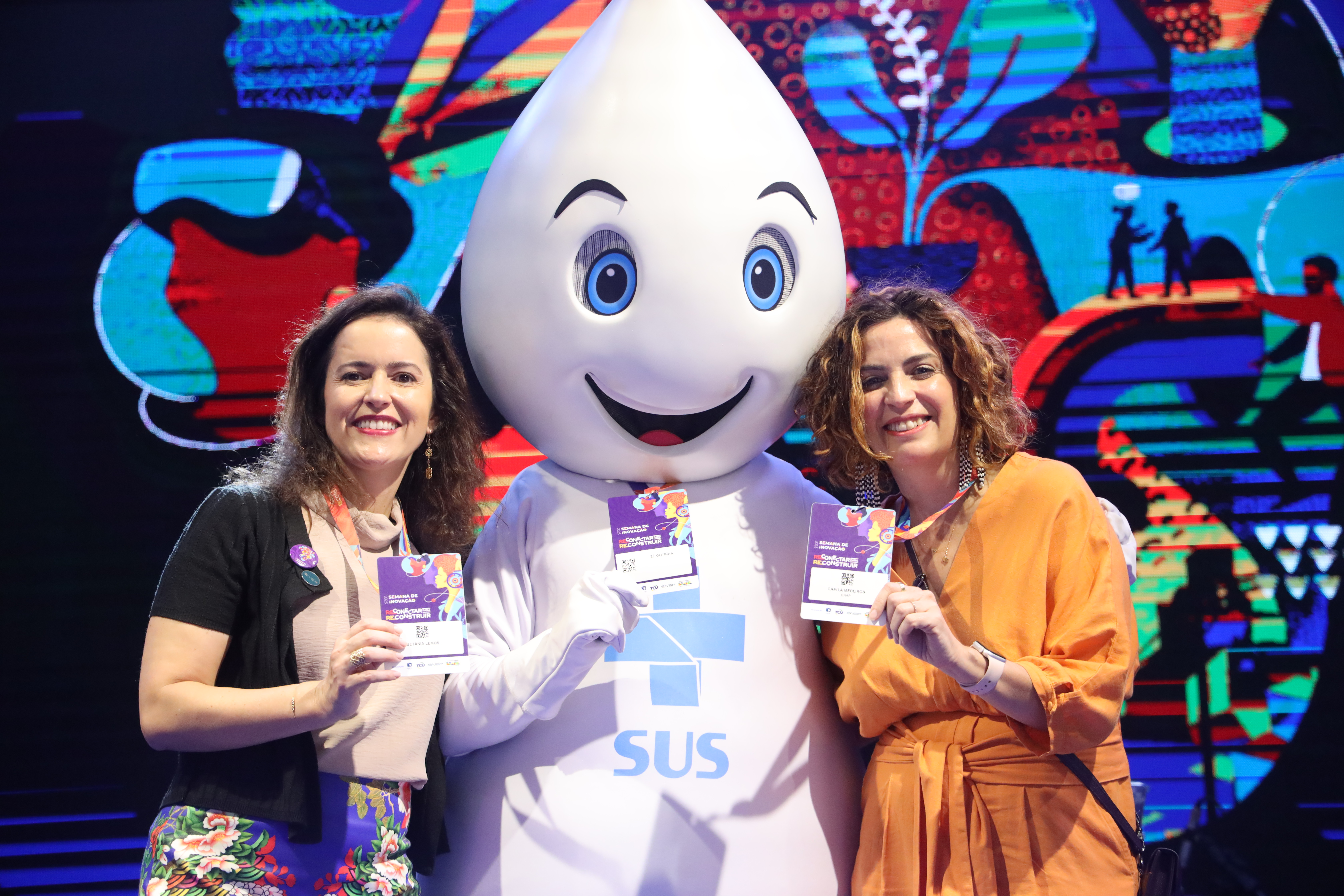 Zé Gotinha e os 50 anos do Programa Nacional de Imunizações no Brasil na Semana da Inovação