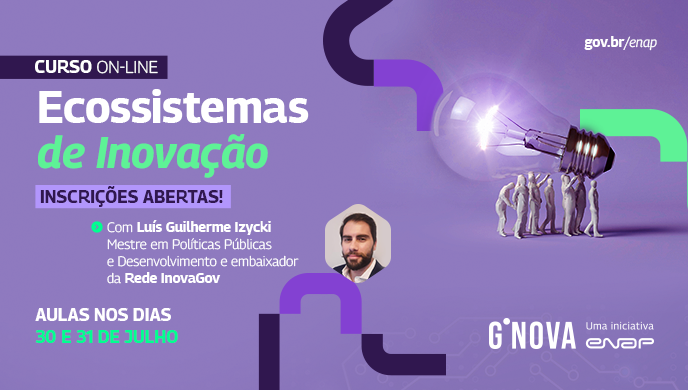 Enap apresenta ecossistemas de inovação em curso on-line para servidores públicos