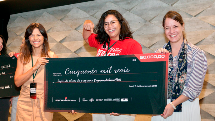 Empreendedoras Tech premia lideranças femininas no setor de inovações tecnológicas com R$ 50 mil