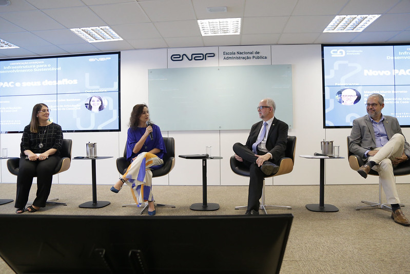 Enap e MTR realizam evento do ciclo de palestras para certificação avançada em Infraestrutura para o Desenvolvimento Sustentável