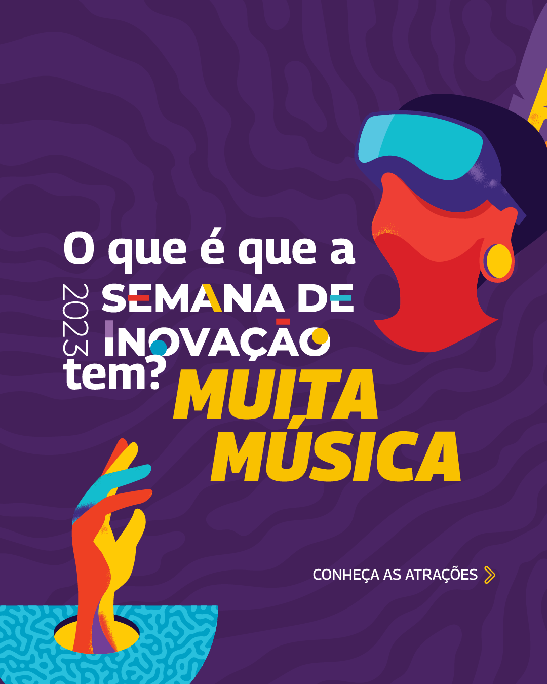 Agenda cultural da Semana de Inovação 2023 inclui artistas de Brasília, mostra de Afrofuturismo e exposições