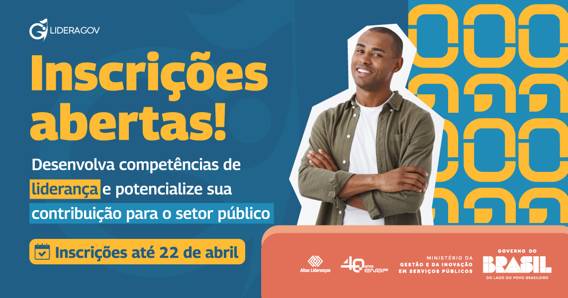 LideraGOV abre inscrições para 6ª edição com foco em diversidade, inovação e fortalecimento do Estado