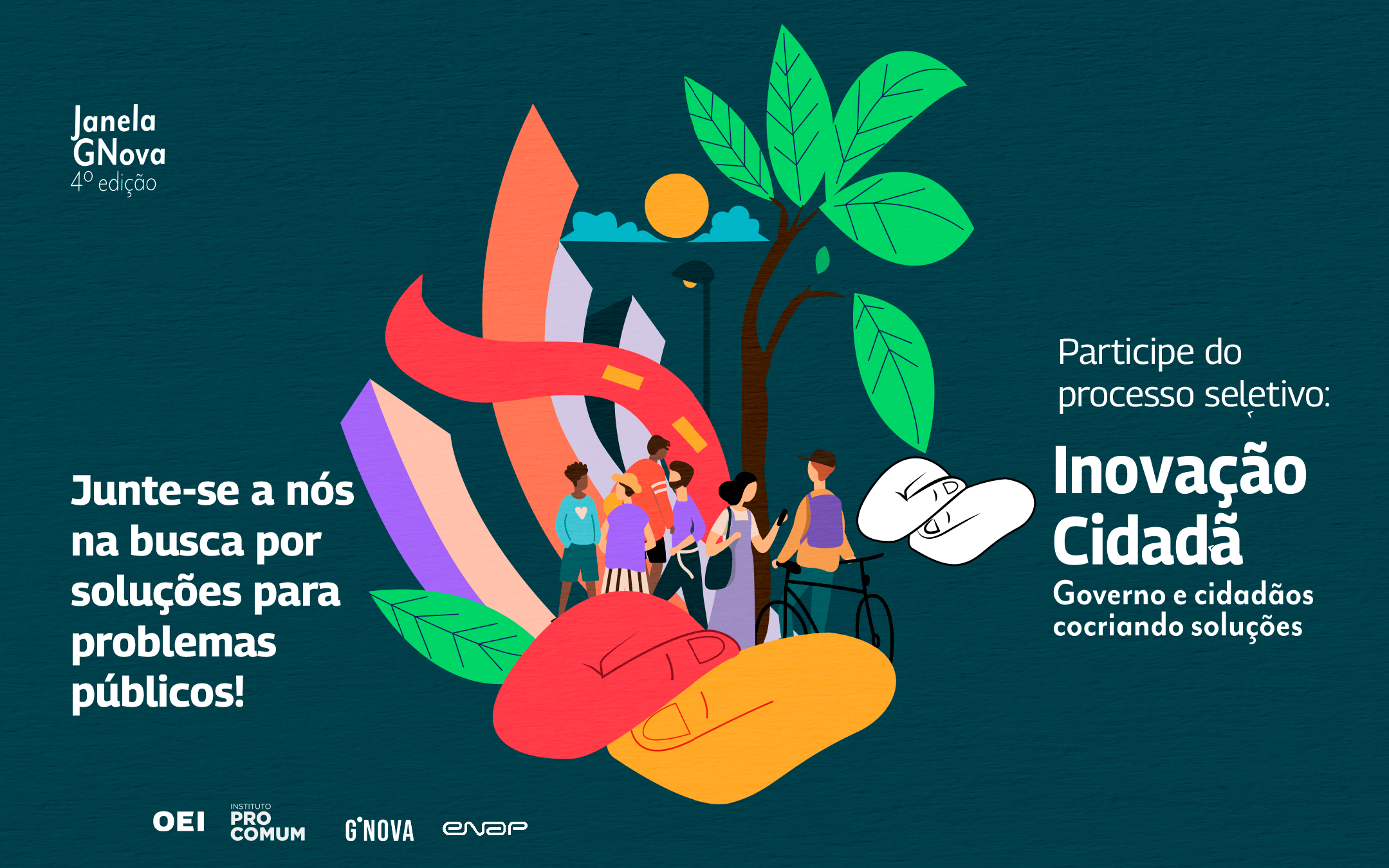 Conheça as equipes convocadas para a fase de entrevistas do projeto Inovação Cidadã