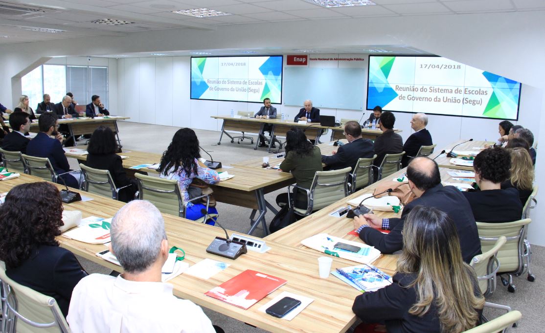 Enap realiza reunião do Sistema de Escolas de Governo da União (Segu)
