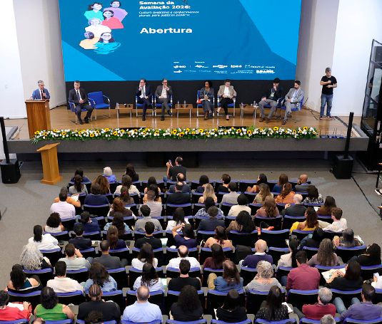 Semana da Avaliação 2026 mobiliza representantes do governo, da academia e de instituições de pesquisa