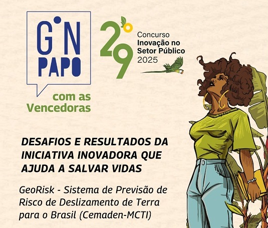 GNPapo com vencedoras do 29º Concurso de Inovação apresenta sistema de alerta de deslizamentos de terra