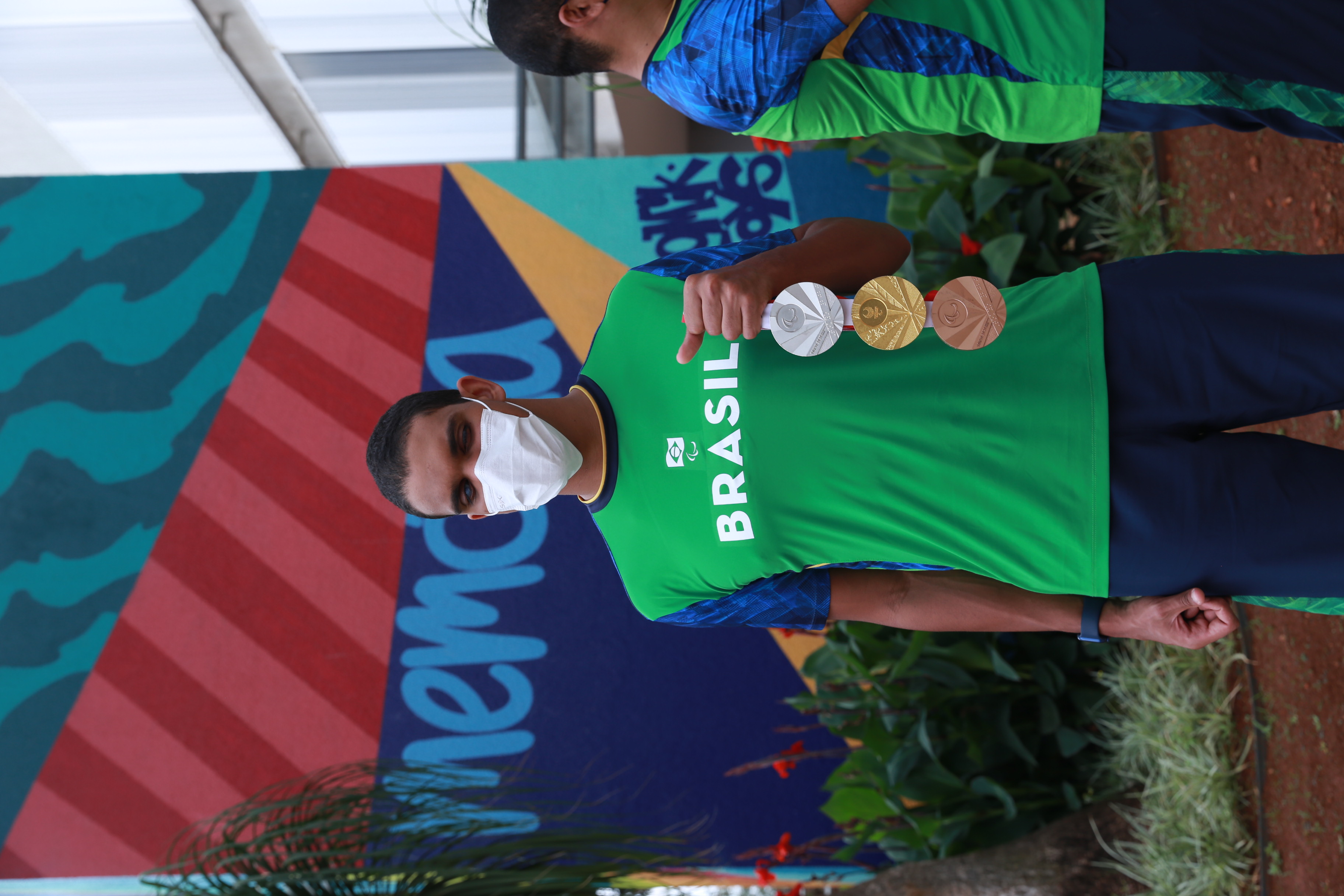 Nadador Wendell Berlamino.